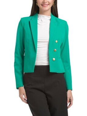 NANETTE BY NANETTE LEPORE Cropped Fully Lined Nolita Blazer